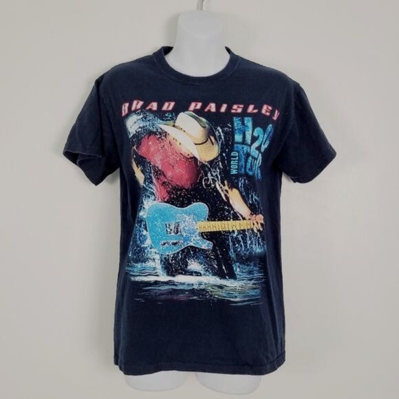 Brad Paisley H2O Frozen Over Tour T Shirt Small Country Music Band Tee‎ 2010 - Picture 1 of 4